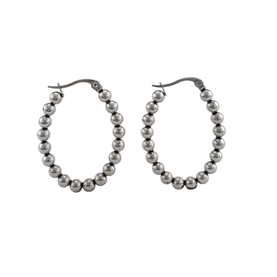 Boucles Sphères Dorées – Acier Inoxydable - Alberto Bijoux