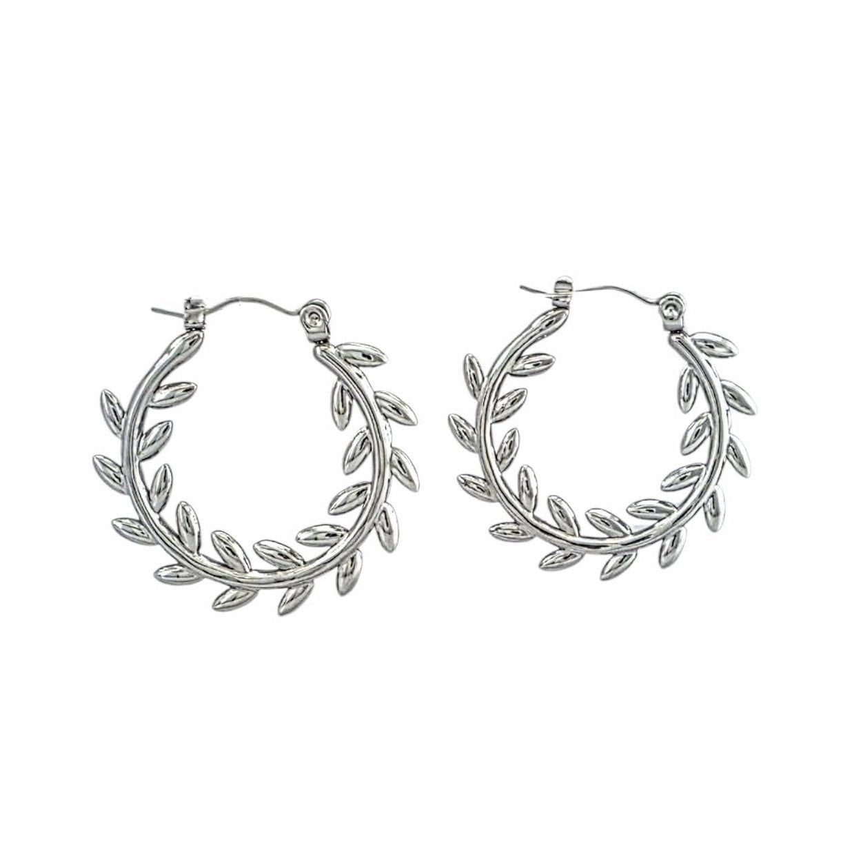 Boucles Laurier Sculptées - Alberto Bijoux