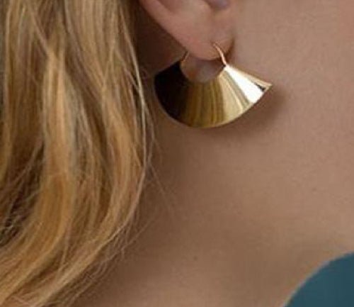 Boucles "Aurea" – Éventail Doré Chic - Alberto Bijoux