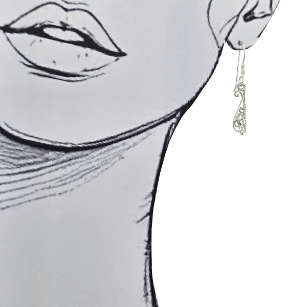 Boucles d’Oreilles Argent 925 Filigrane & Nacre – Design Élégant - Alberto Bijoux
