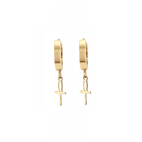 Mini Huggies Ankh Dorées - Alberto Bijoux