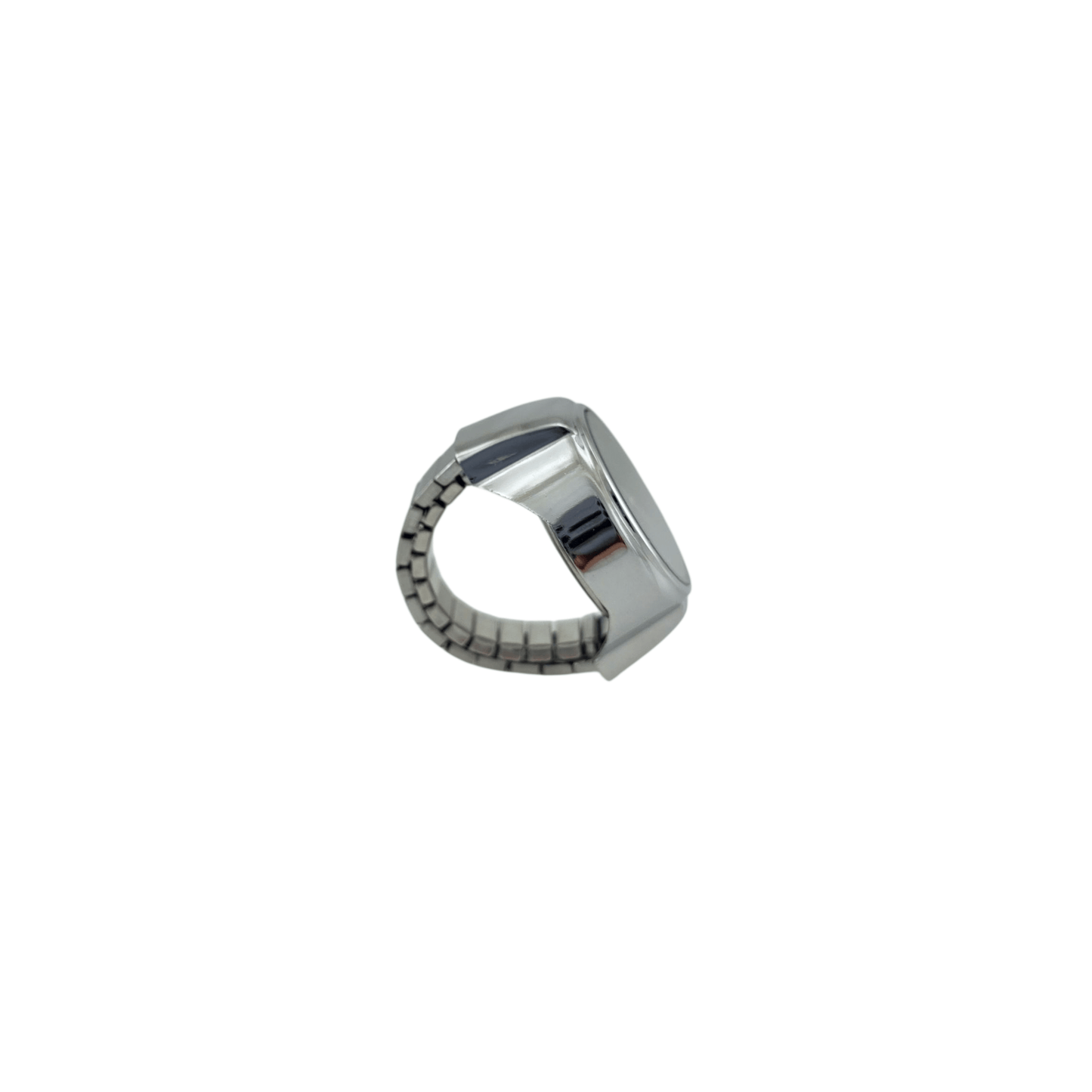 Montre Bague Élégante à Cadran Vert Marbré – Finition Argentée - Alberto Bijoux