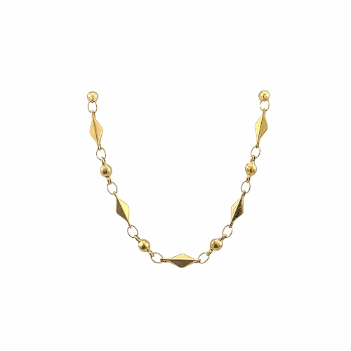 Orion – Bracelet Doré Géométrique & Billes - Alberto Bijoux