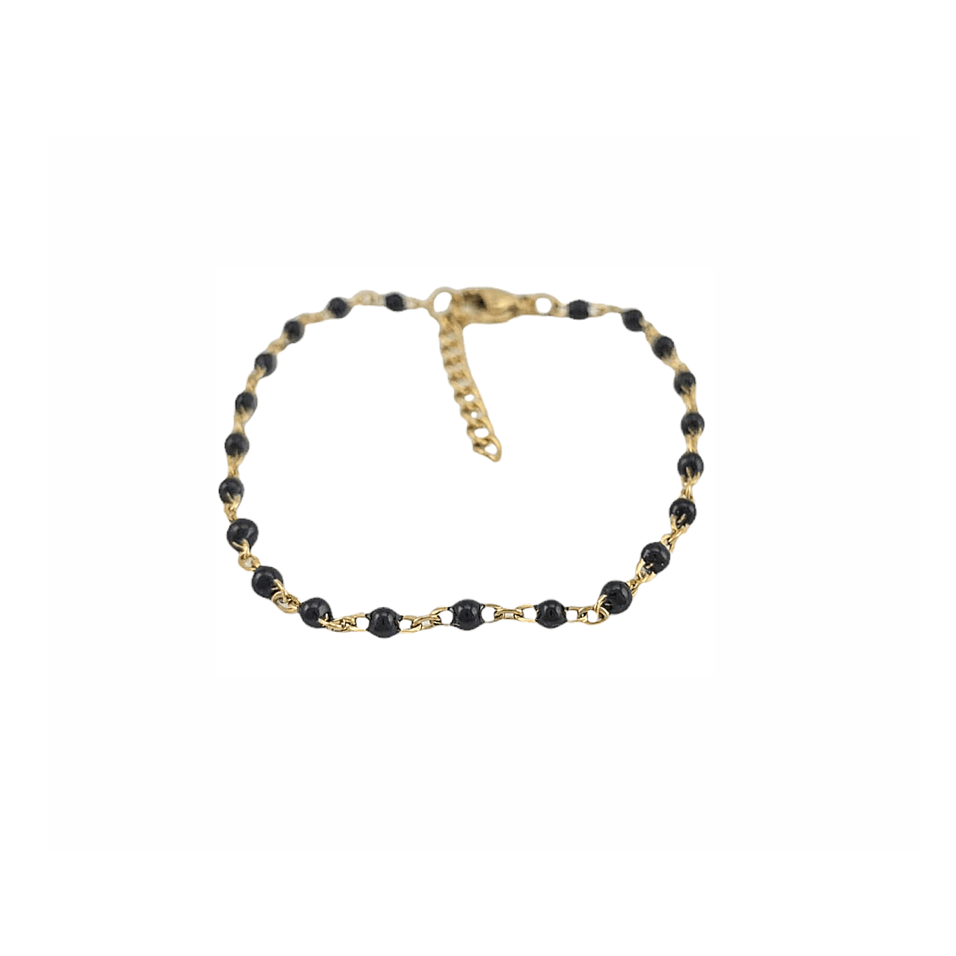 Bracelet “Luna Pop” – Chaînette Dorée à Perles Colorées (6 Couleurs) - Alberto Bijoux