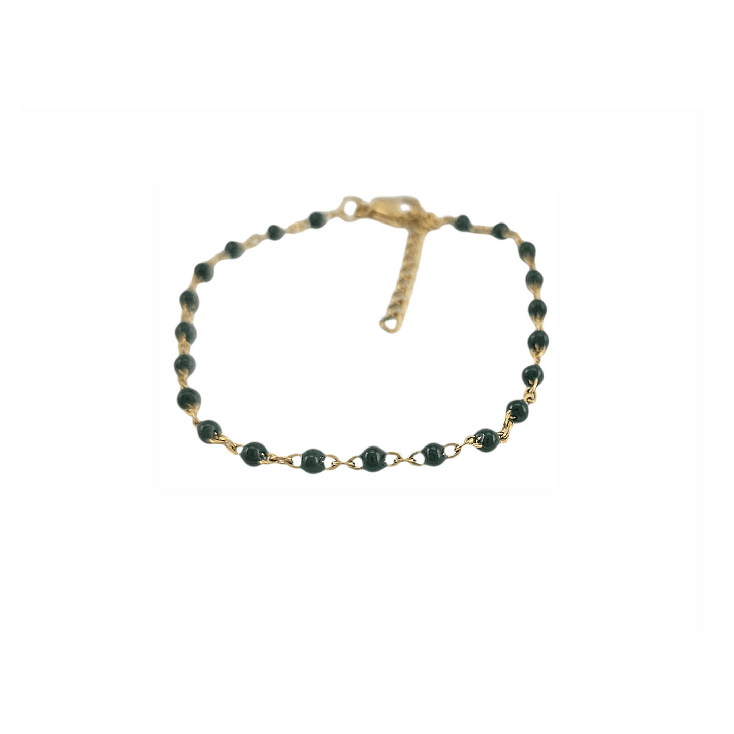 Bracelet “Luna Pop” – Chaînette Dorée à Perles Colorées (6 Couleurs) - Alberto Bijoux