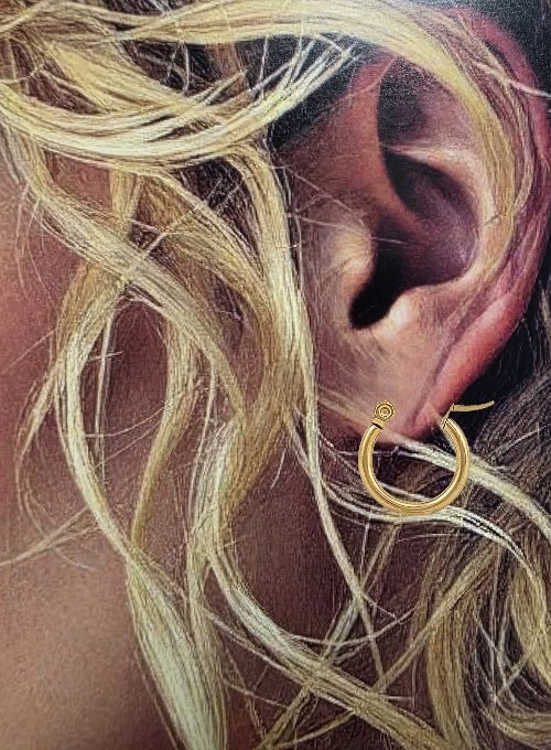 Ronda – Créoles Dorées Simples (2 mm) - Alberto Bijoux