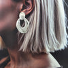Boucle d'oreille acier inoxidable albert bijoux montreal