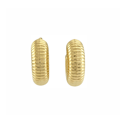 Créoles Sculptées XXL - Alberto Bijoux