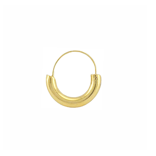  Anneau bombé doré en acier inoxydable – 20mm x 20mm – 