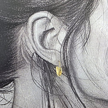 Anneau Bombé Doré – 20mm - Alberto Bijoux