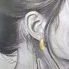 Vibe Sculpted Earrings – Gold Steel (20mm &amp; 30mm)