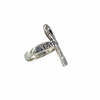 Bague croix Ankh égyptienne gravée en argent sterling 925, symbole de vie, tailles 6 à 10