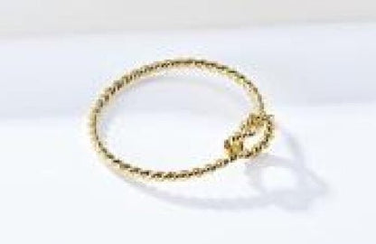 Bague "Lien Doré" – Finesse & Promesse - Alberto Bijoux