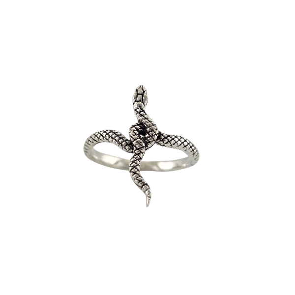 Bague "Cobra Twist" – Serpent Argent Sterling 925 (Tailles 6 à 9) - Alberto Bijoux