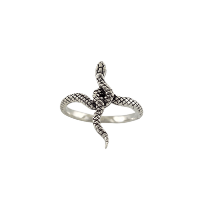 Bague "Cobra Twist" – Serpent Argent Sterling 925 (Tailles 6 à 9) - Alberto Bijoux