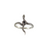 Bague en forme de serpent torsadé, design texturé en argent sterling 925, tailles 6 à 9