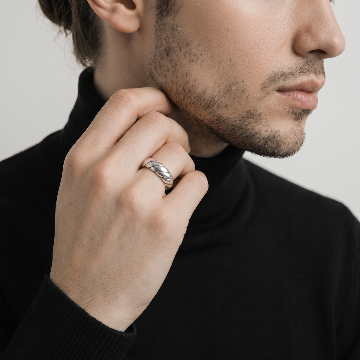 Siena – Bague Torsadée en Argent Sterling 925 - Alberto Bijoux