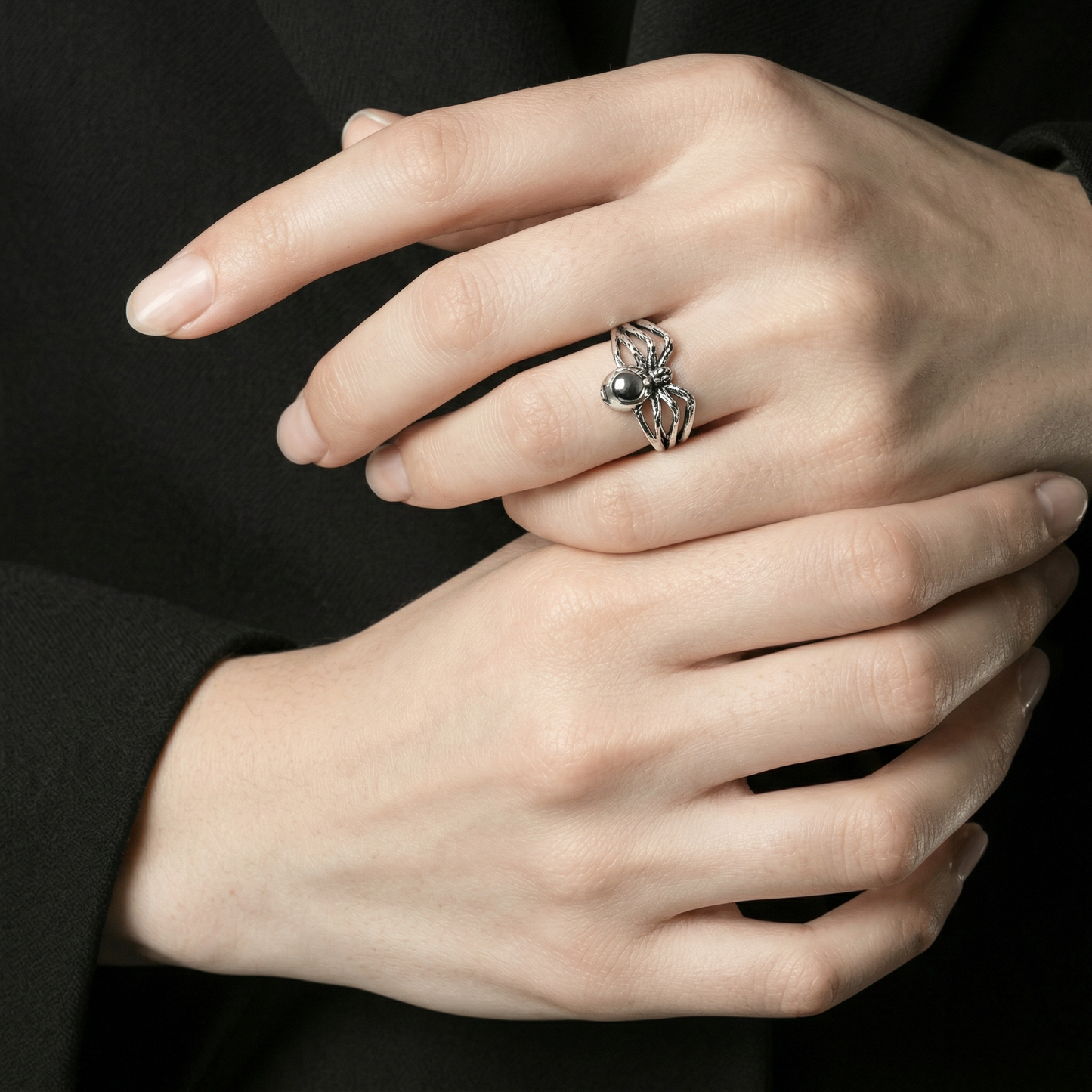Aranea – Bague Araignée en Argent Sterling 925 - Alberto Bijoux
