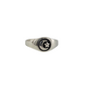 Bague spirituelle en argent sterling 925 avec motif croissant et étoile – bijou de la bijouterie Alberto Bijoux, spécialiste en bijoux en argent.