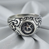 Bague croissant de lune et étoile en argent sterling 925 Selim – Alberto Bijoux Montréal