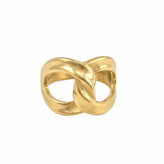 Bague "Nœud d’Or" – Élégance Torsadée - Alberto Bijoux