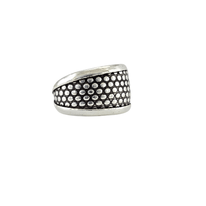 Bague "Tribal Bold" – Argent Sterling Texturé - Alberto Bijoux