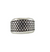 Bague large en argent sterling 925 texturée – Taille ajustable 6 à 10