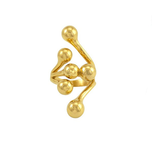 Bulle d’Or – Bague au Design Moderne - Alberto Bijoux