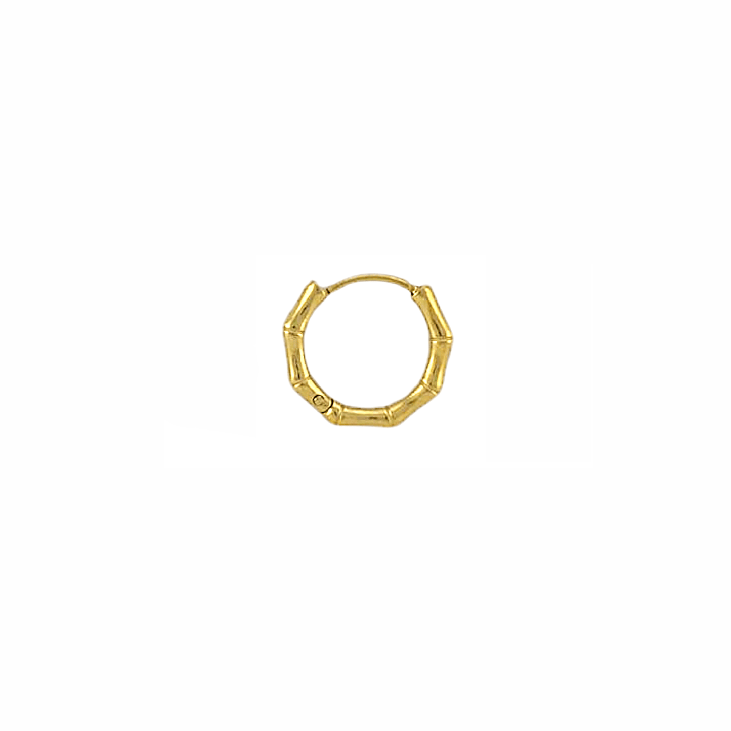 Anneaux Bambou Dorés - Alberto Bijoux