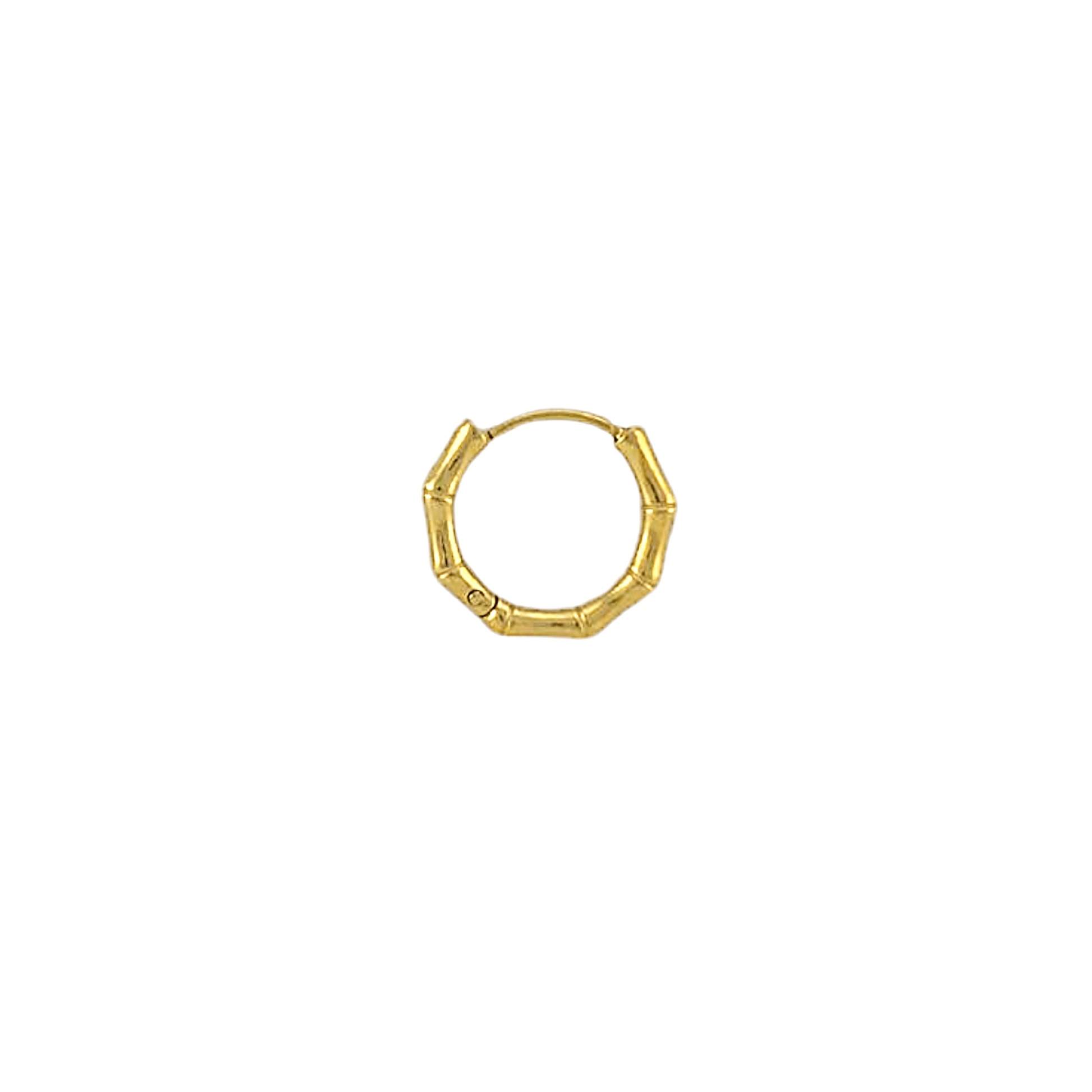 Anneaux Bambou Dorés - Alberto Bijoux