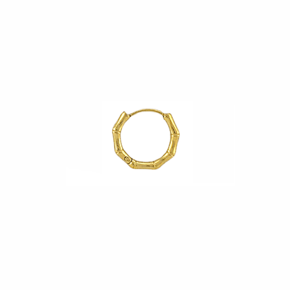 Anneaux Bambou Dorés - Alberto Bijoux