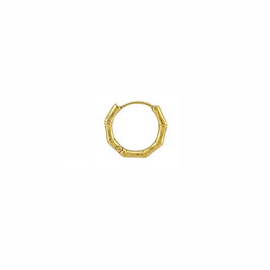 Anneaux Bambou Dorés - Alberto Bijoux