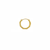 Anneau doré style bambou en acier inoxydable 10mm – piercing septum, lobe ou hélix