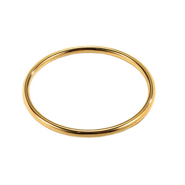 Aura – Bangle Doré Classique 4 mm - Alberto Bijoux