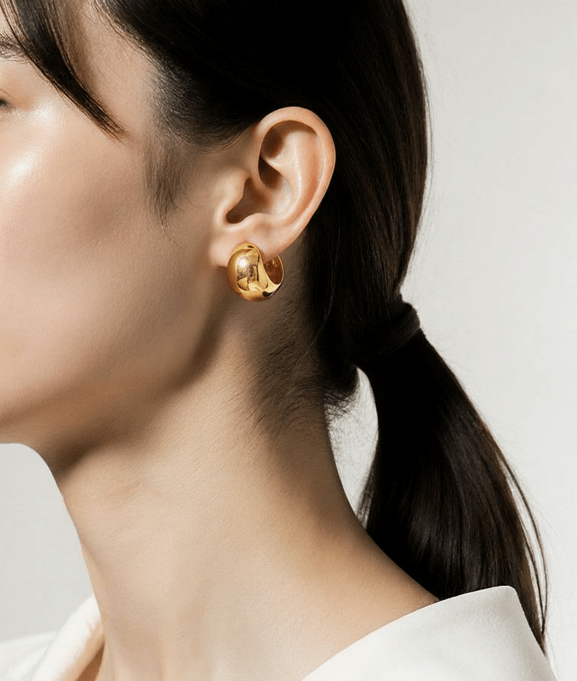  - Design gonflé épais 13mm large - Alberto Bijoux