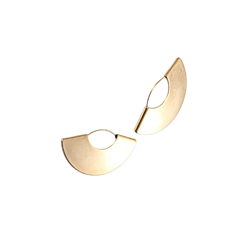 Boucles "Aurea" – Éventail Doré Chic - Alberto Bijoux