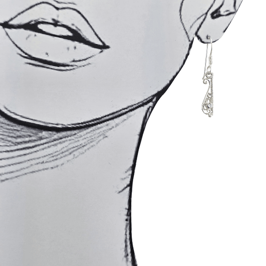 Boucles d’Oreilles Argent 925 Filigrane & Nacre – Design Élégant - Alberto Bijoux