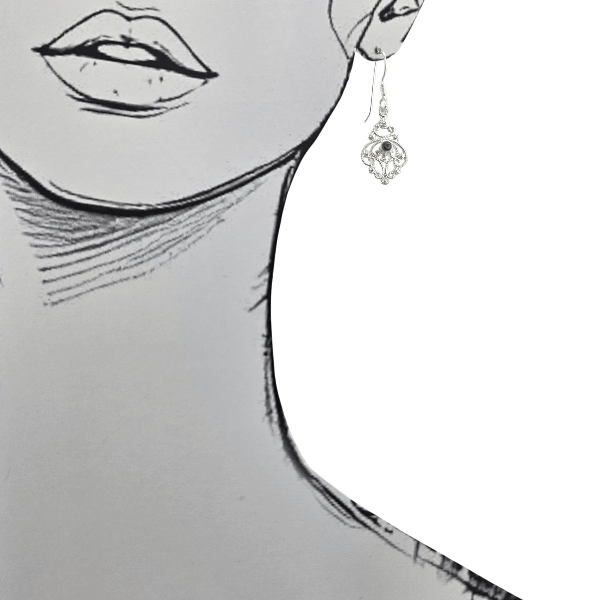 Boucles d’Oreilles Filigrane en Argent 925 & Abalone – Élégance Naturelle - Alberto Bijoux