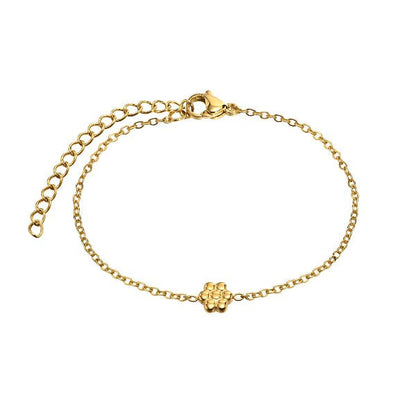 Bracelet Abeille Doré – Douceur & Symbole en acier inoxydable  - Alberto Bijoux
