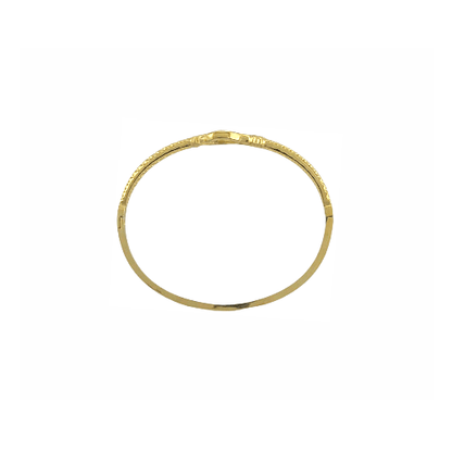 Bracelet “Cleopatre” – Manchette Dorée Sculptée - Alberto Bijoux