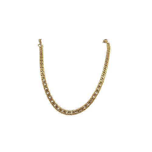 Bracelet Hugo – Maillons Plats Dorés - Alberto Bijoux