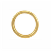 Bracelet rigide doré classique en acier inoxydable – diamètre intérieur approx. 60mm
