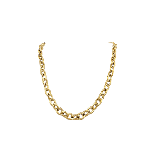 Bracelet Rondo – Maillons Torsadés Dorés - Alberto Bijoux