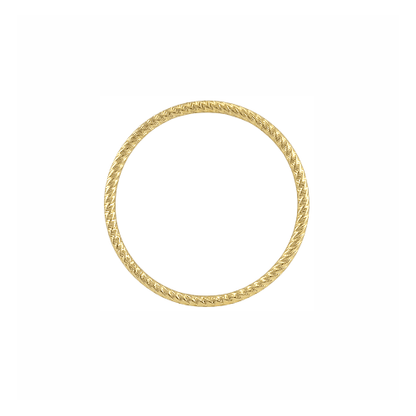 Bracelet “Solar” – Bangle Doré Tressé ( - Alberto Bijoux