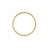 Bracelet bangle doré “Solar” avec motif tressé – diamètre 67mm en acier inoxydable