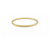 Bracelet bangle doré “Solar” avec motif tressé – diamètre 67mm en acier inoxydable