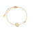 Bracelet doré avec pendentif soleil, symbole de lumière et d’énergie – Alberto Bijoux