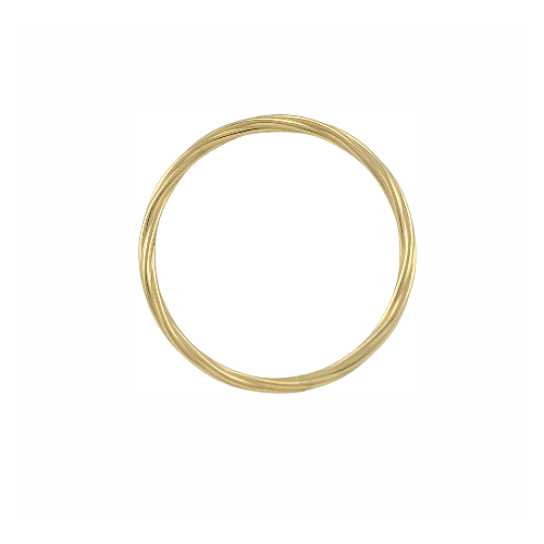 Bracelet “Vortex” – Bangle Doré Torsadé - Alberto Bijoux