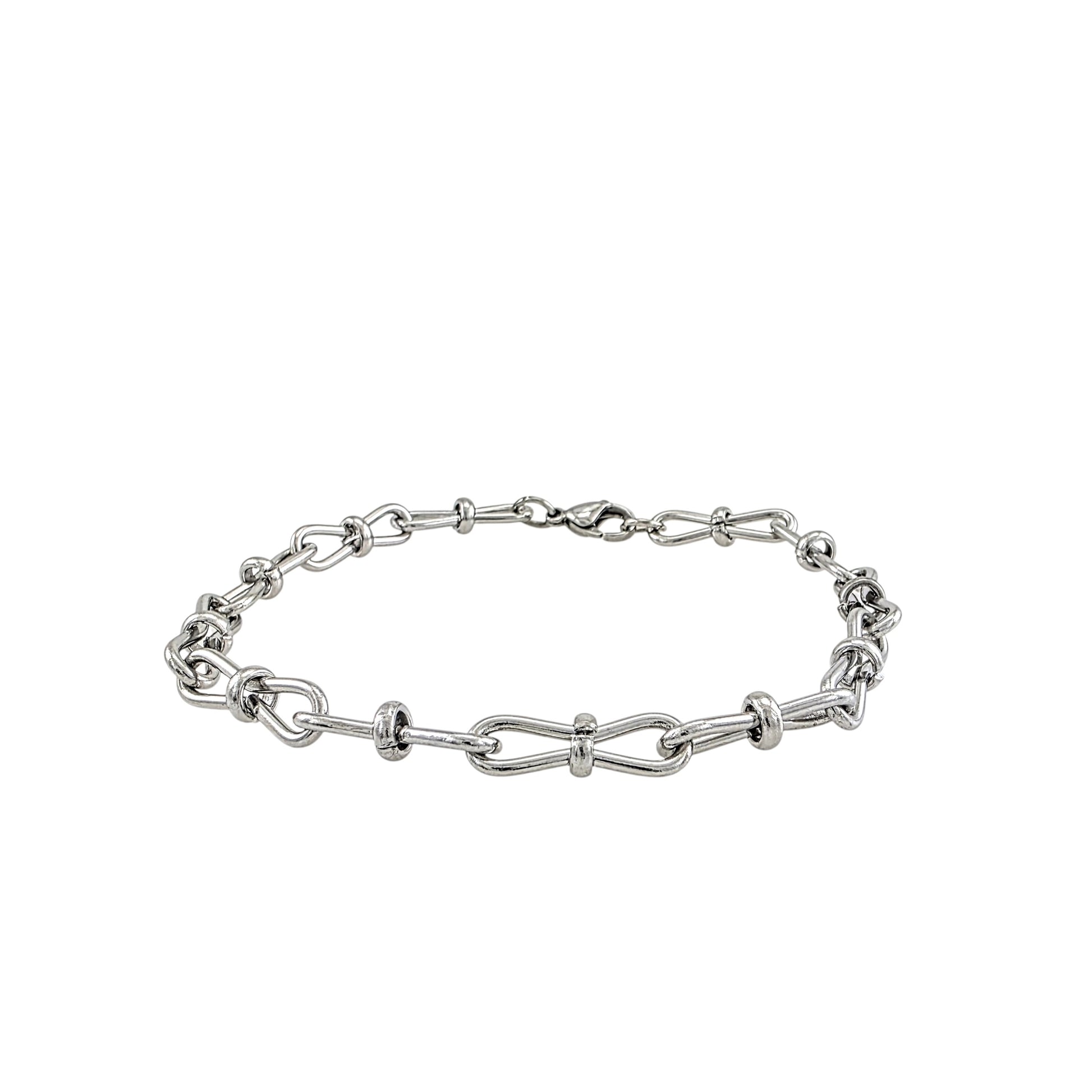 Bracelet en acier noeud 