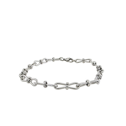 Bracelet en acier noeud 
